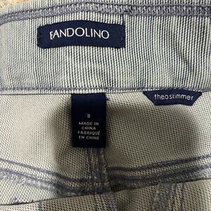 Fandolino The Skimmer Light Wash Denim Skirt - Light Blue